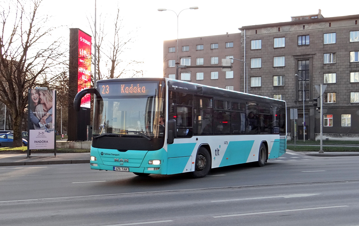 Эстония, MAN A78 Lion's City LE EL293 № 1476