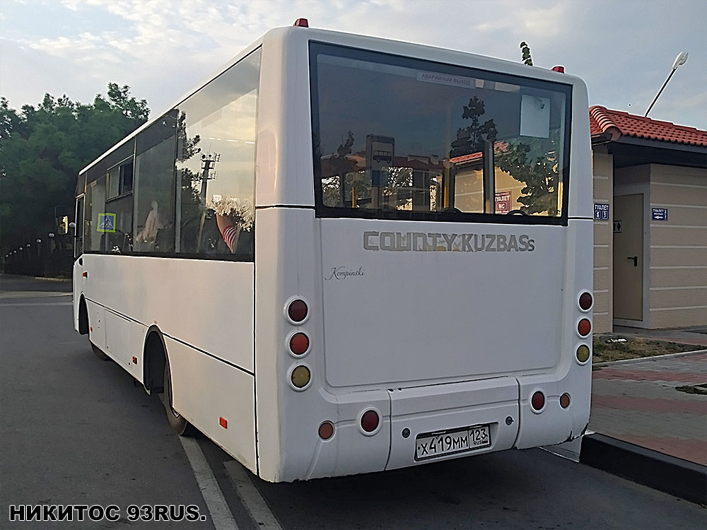 Краснодарский край, Hyundai County Kuzbas HDU2 № Х 419 ММ 123