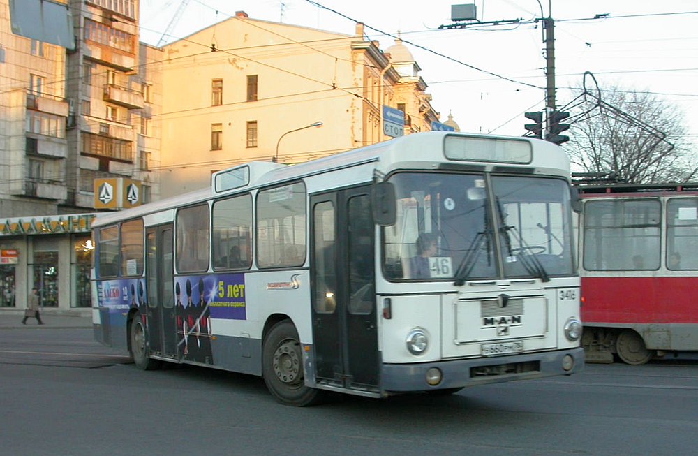 Санкт-Петербург, MAN 192 SL200 № 3416