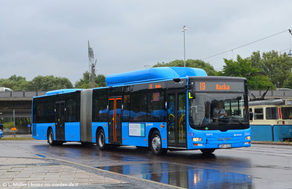 Швеция, MAN A23 Lion's City G NG313 CNG № 2261