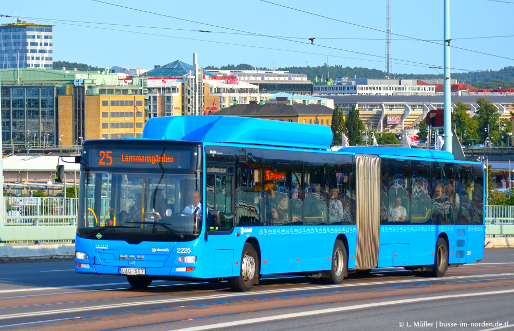 Швеция, MAN A23 Lion's City G NG313 CNG № 2225