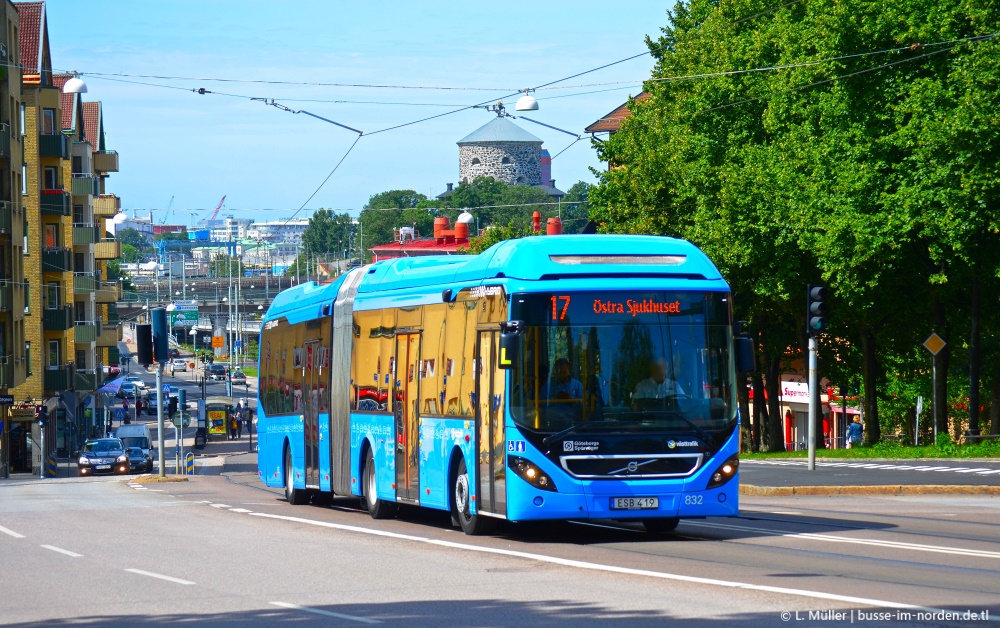 Швеция, Volvo 7900A Hybrid № 832