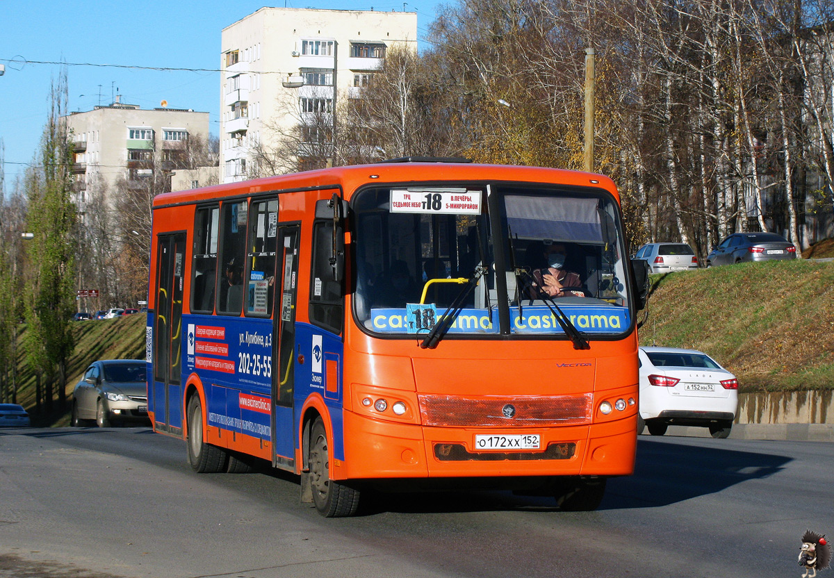 Нижегородская область, ПАЗ-320414-05 "Вектор" № О 172 ХХ 152