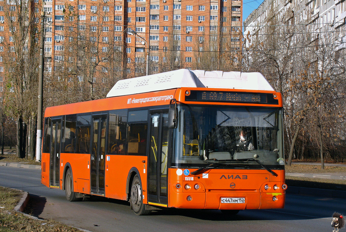 Нижегородская область, ЛиАЗ-5292.67 (CNG) № 15518