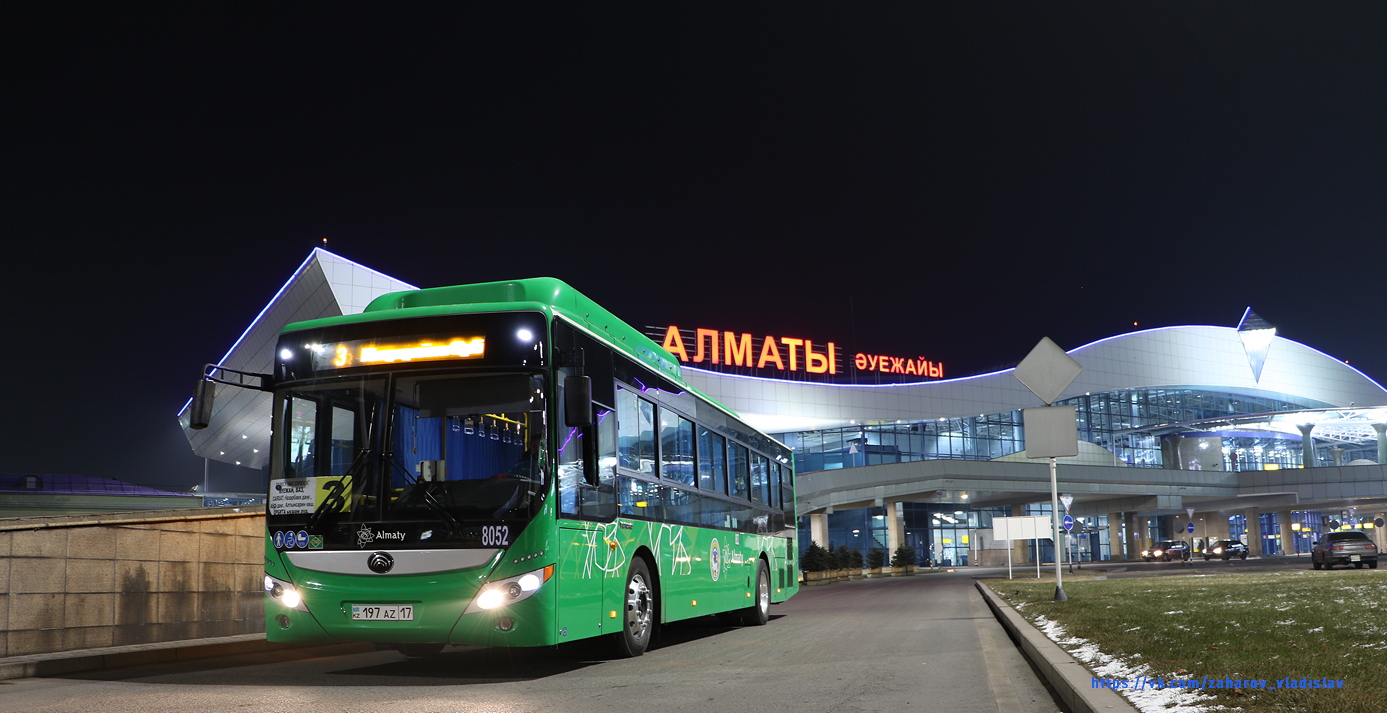 Алматы, Yutong ZK6118HGA № 8052