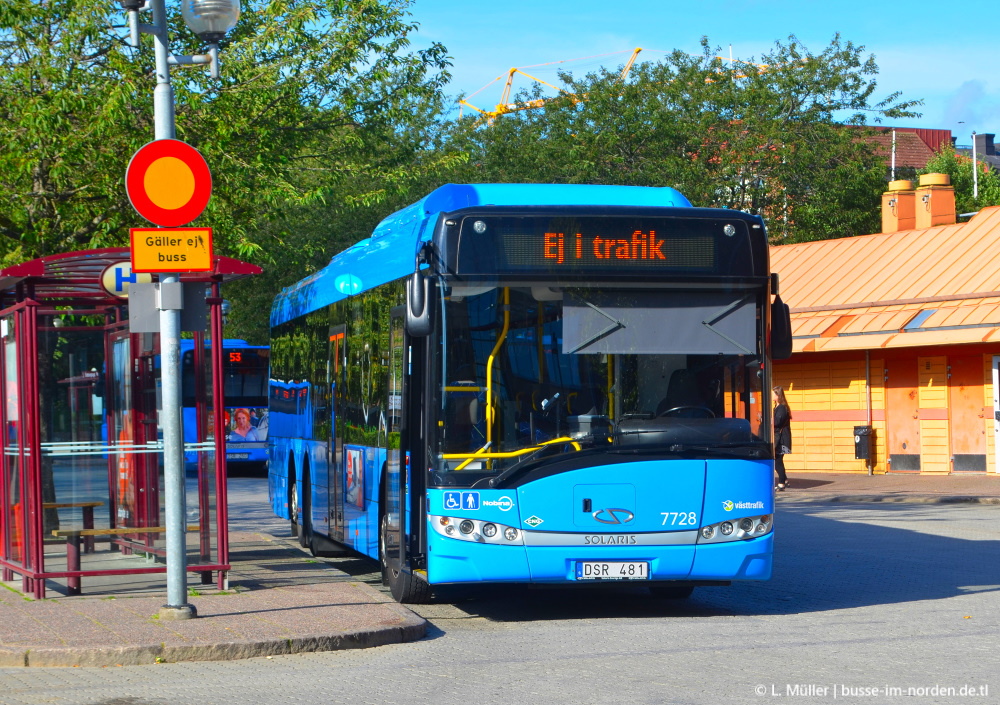 Швеция, Solaris Urbino III 15 LE CNG № 7728