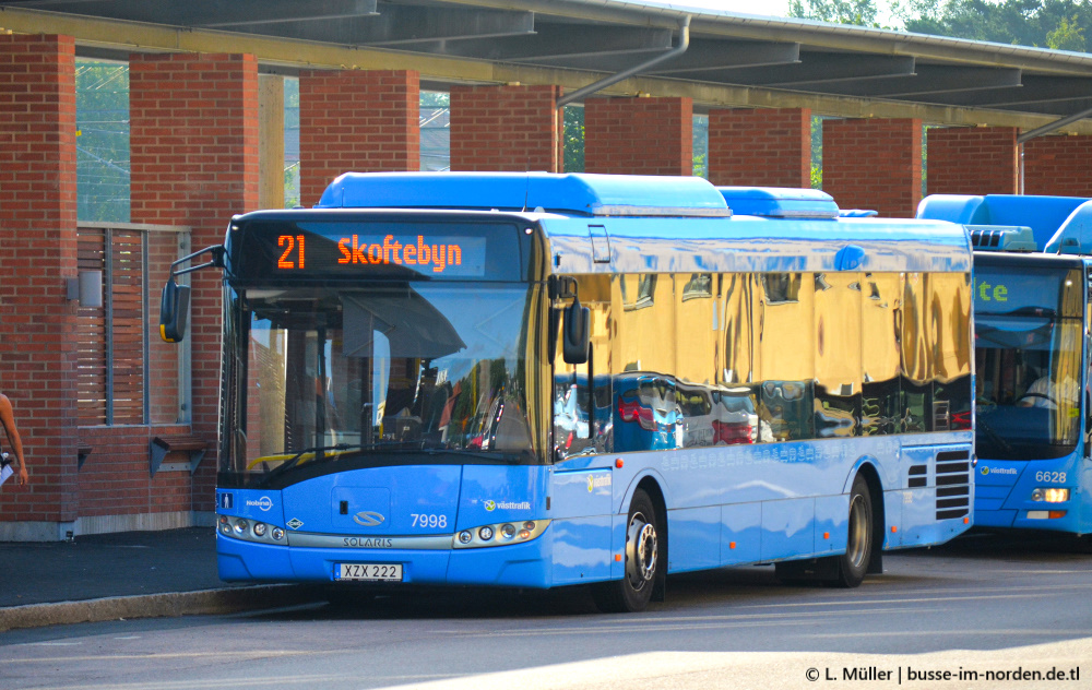 Швеция, Solaris Urbino III 15 LE CNG № 7998