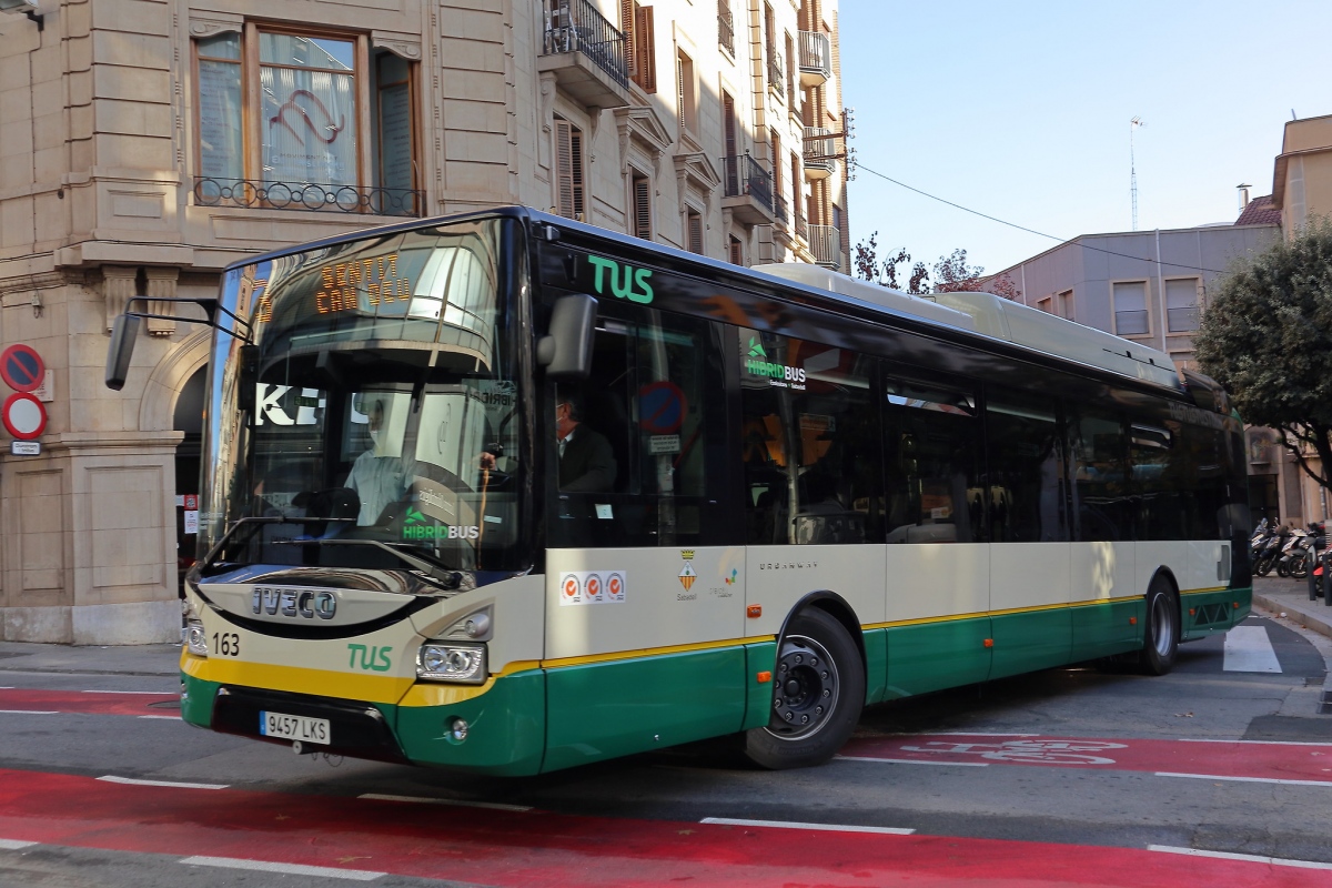 Hiszpania, IVECO Urbanway 12M Hybrid Nr 163