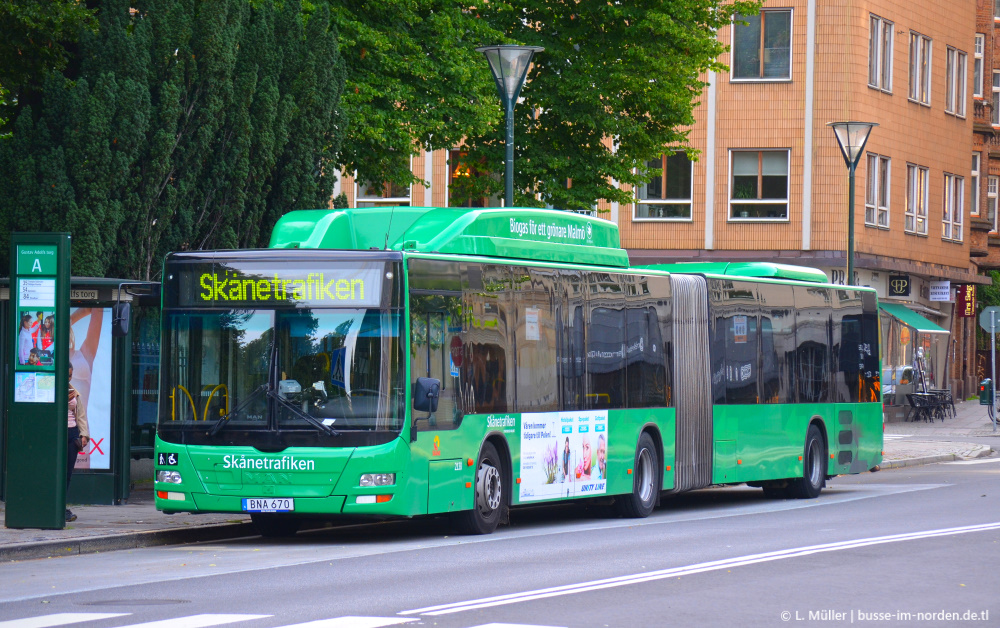 Швеция, MAN A23 Lion's City G NG313 CNG № 2138