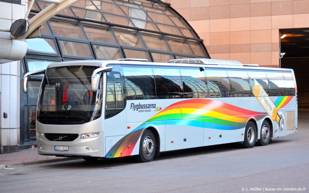 Швеция, Volvo 9700S UG № 1322