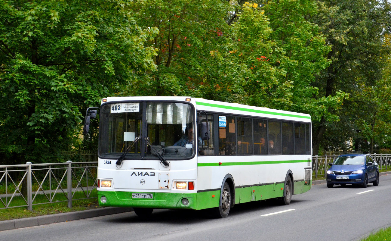 Санкт-Петербург, ЛиАЗ-5256.60 № 3734