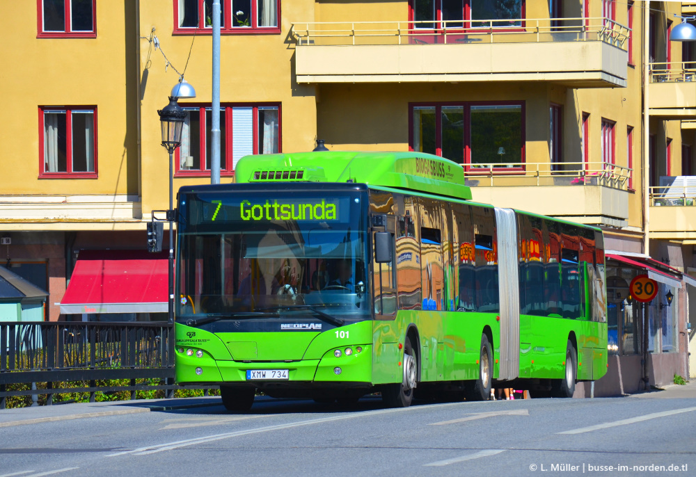 Швеция, Neoplan 489 N4521/3 Centroliner Evolution № 101