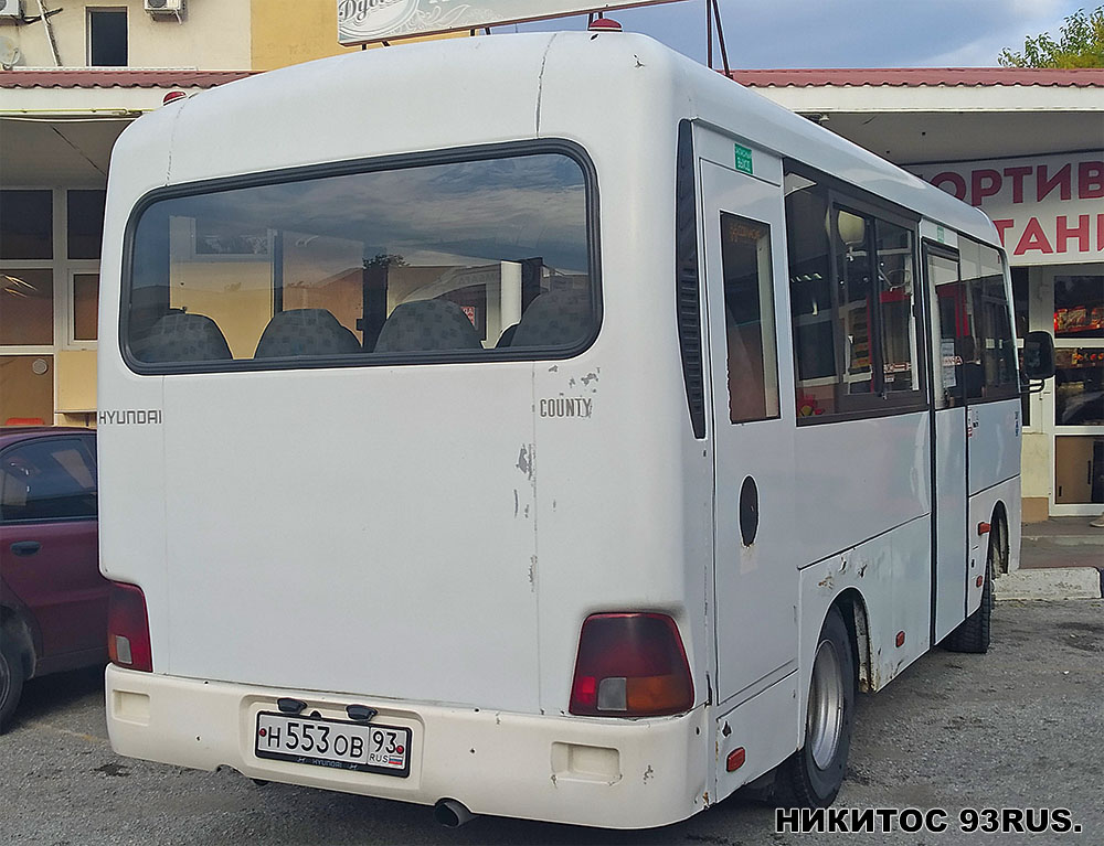 Краснодарский край, Hyundai County SWB C08 (ТагАЗ) № Н 553 ОВ 93