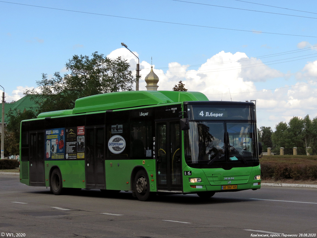 Днепропетровская область, MAN A21 Lion's City NL313 CNG № AE 3067 AB