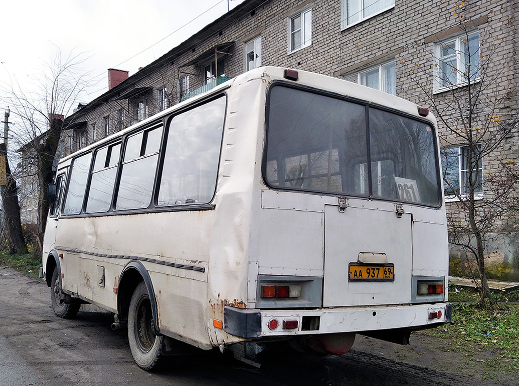 Тверская область, ПАЗ-32053 № АА 937 69