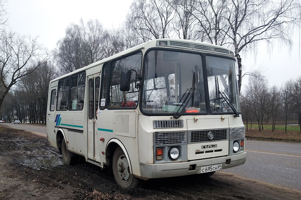 Тверская область, ПАЗ-32053 № С 695 СН 69