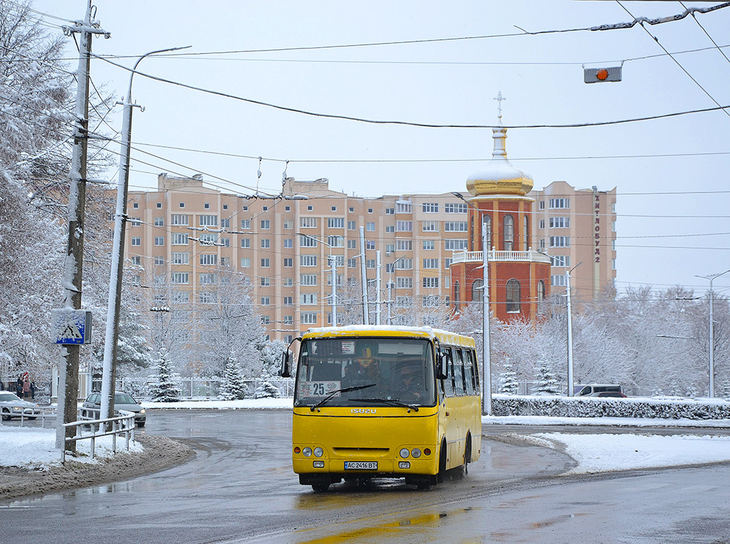 Волынская область, Богдан А092 (Y99-C39) № AC 2416 BT