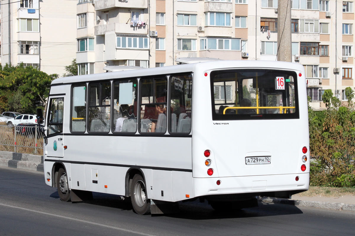Севастополь, ПАЗ-320402-04 "Вектор" № А 729 РН 92
