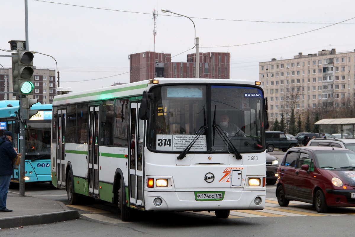 Санкт-Петербург, ЛиАЗ-5293.60 № 3683