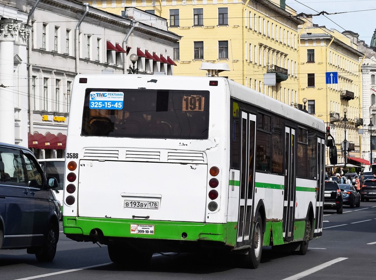 Санкт-Петербург, ЛиАЗ-5293.53 № 3588