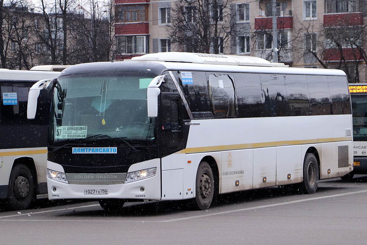 Московская область, Golden Dragon XML6127JR Snow Leopard № Т 027 ТХ 750