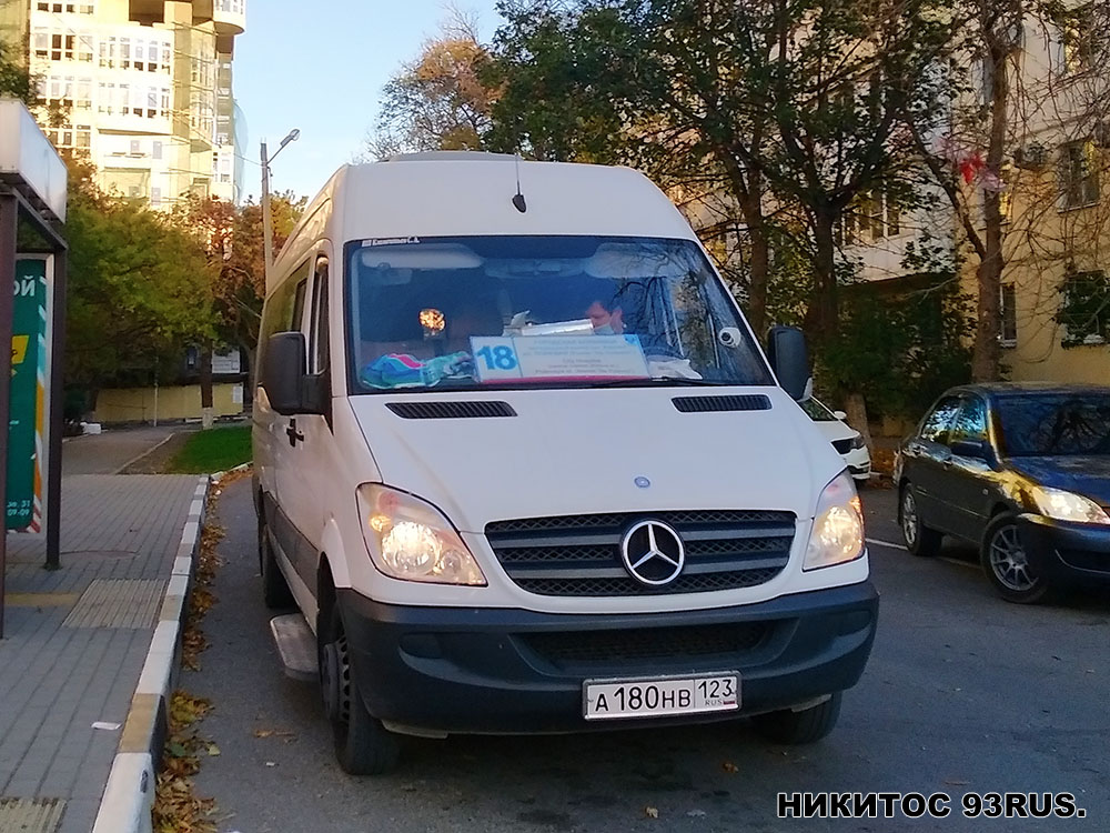 Краснодарский край, Луидор-22360C (MB Sprinter) № А 180 НВ 123