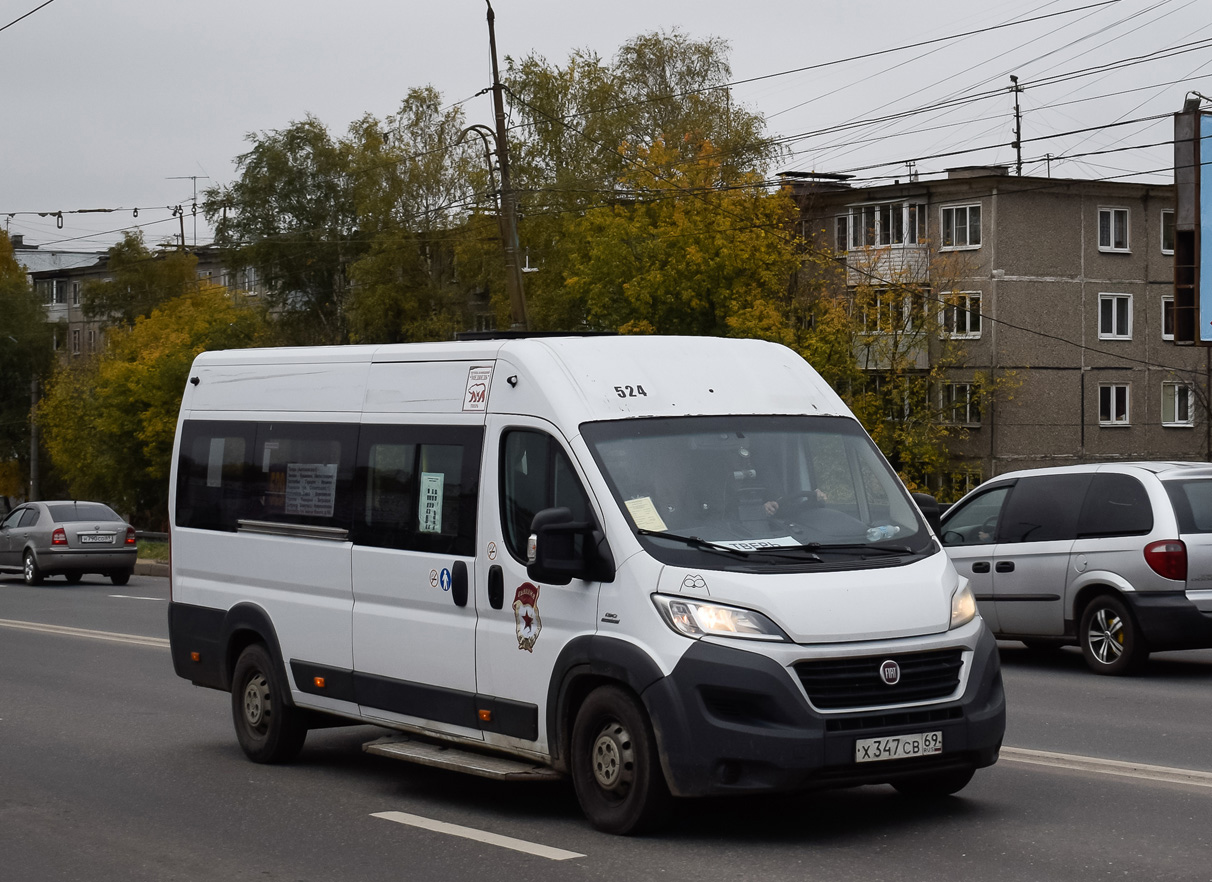 Тверская область, Нижегородец-FST613 (FIAT Ducato) № Х 347 СВ 69