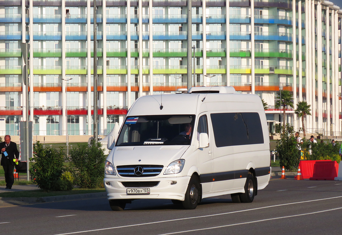 Краснодарский край, Mercedes-Benz Sprinter 519CDI № У 970 ВУ 123 — Фото —  Автобусный транспорт