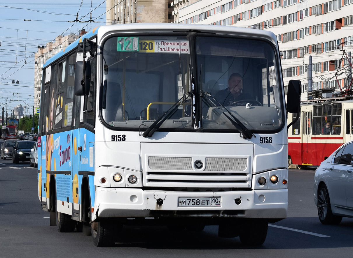 Санкт-Петербург, ПАЗ-320402-05 № 9158