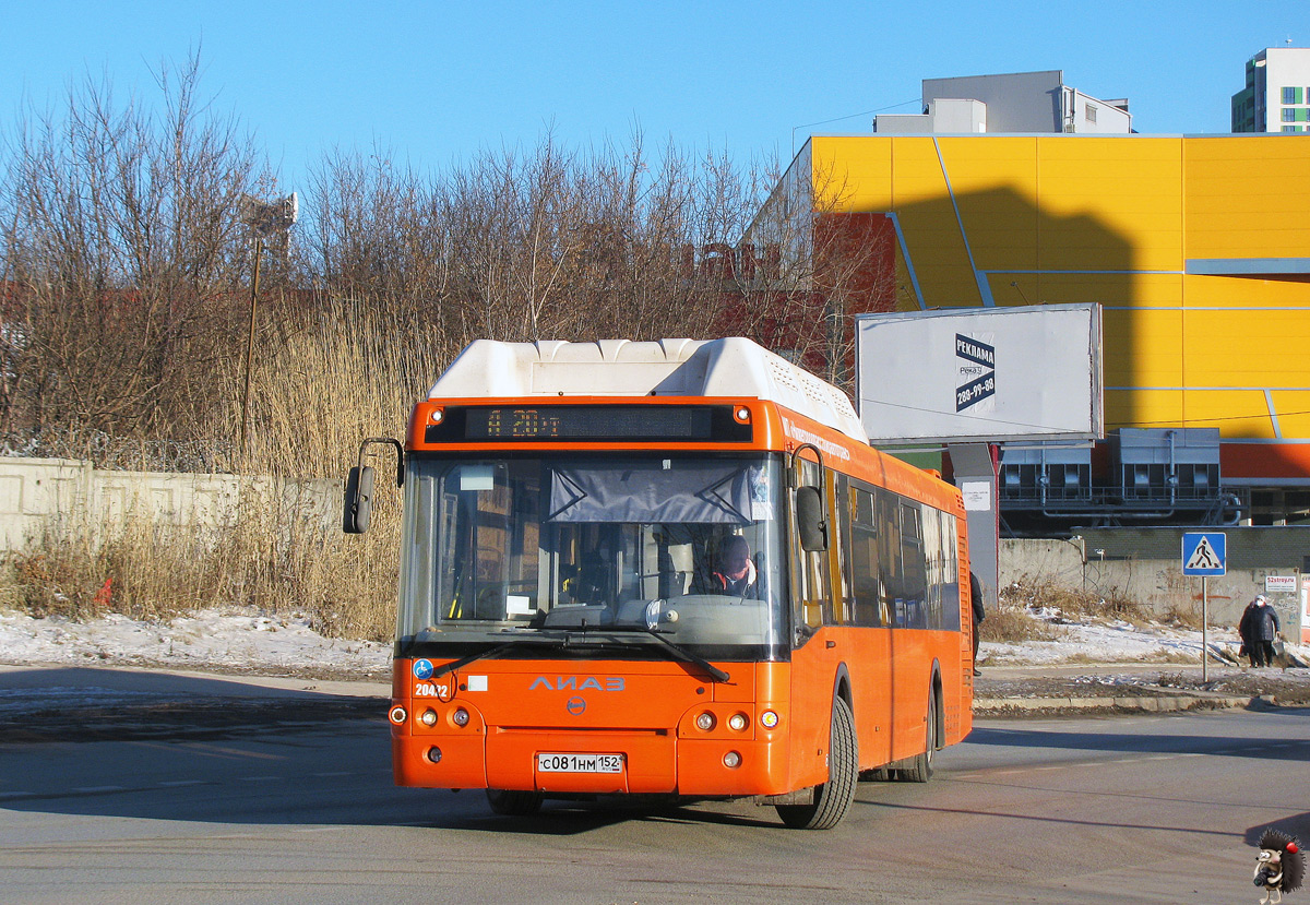 Нижегородская область, ЛиАЗ-5292.67 (CNG) № 20422