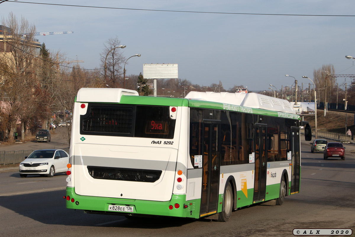 Воронежская область, ЛиАЗ-5292.67 (CNG) № К 828 ЕЕ 136