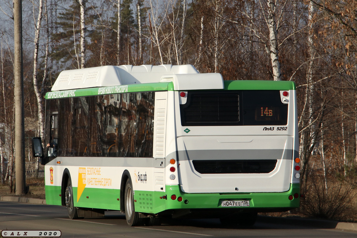 Воронежская область, ЛиАЗ-5292.67 (CNG) № Н 047 ЕЕ 136