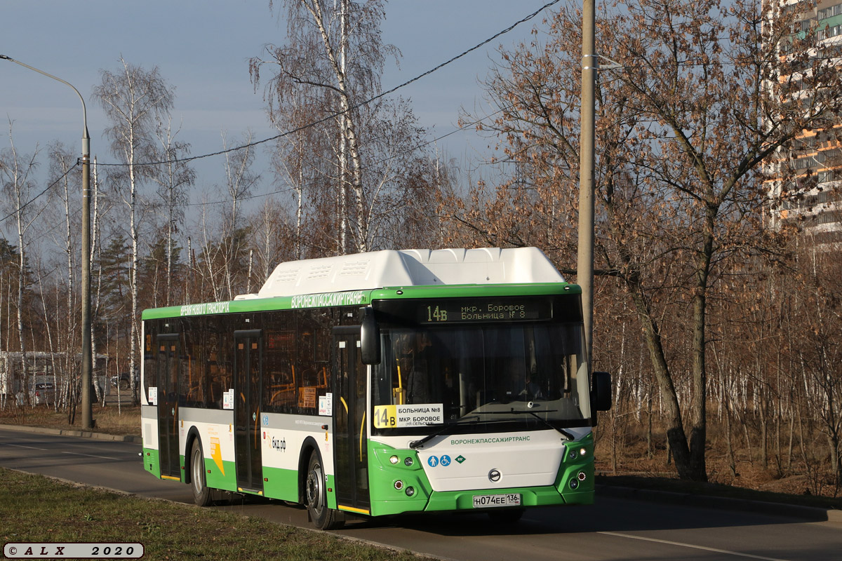 Воронежская область, ЛиАЗ-5292.67 (CNG) № Н 074 ЕЕ 136