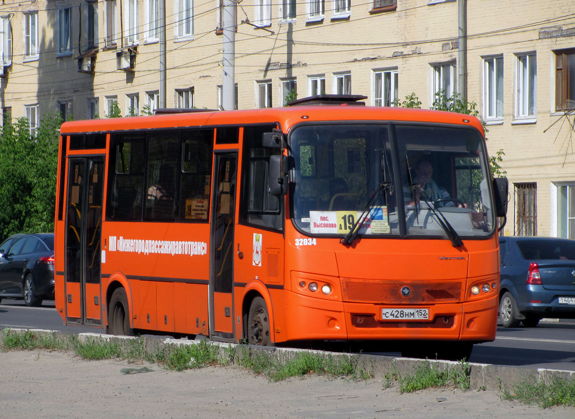 Нижегородская область, ПАЗ-320414-04 "Вектор" № 32034