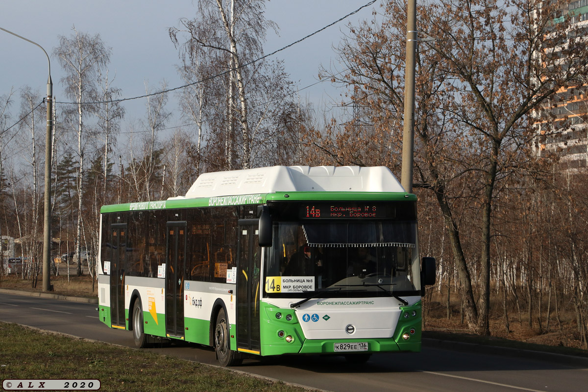 Воронежская область, ЛиАЗ-5292.67 (CNG) № К 829 ЕЕ 136