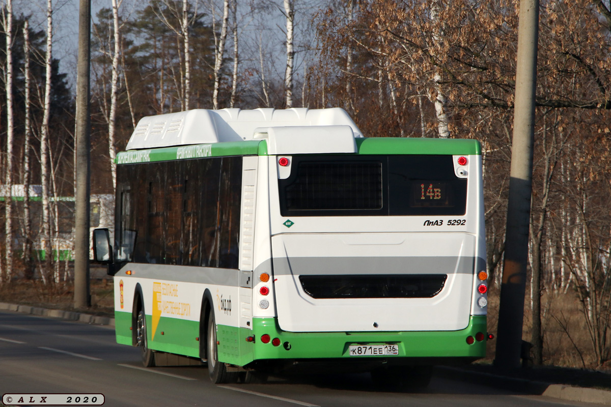 Воронежская область, ЛиАЗ-5292.67 (CNG) № К 871 ЕЕ 136