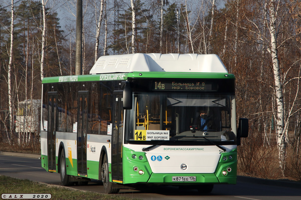 Воронежская область, ЛиАЗ-5292.67 (CNG) № К 871 ЕЕ 136