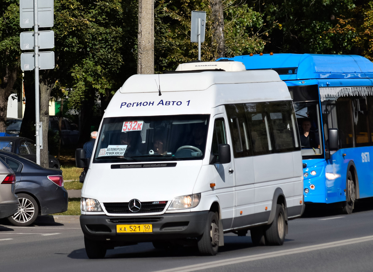 Московская область, Луидор-223229 (MB Sprinter Classic) № КА 521 50; Москва, ЛиАЗ-6213.71 № 191670