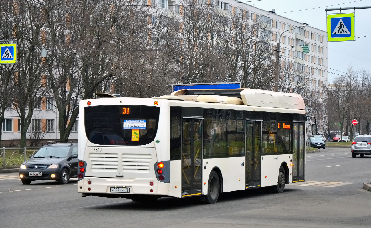 Санкт-Пецярбург, Volgabus-5270.G2 (CNG) № 7519