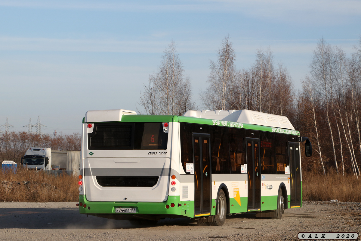 Воронежская область, ЛиАЗ-5292.67 (CNG) № К 744 ЕЕ 136