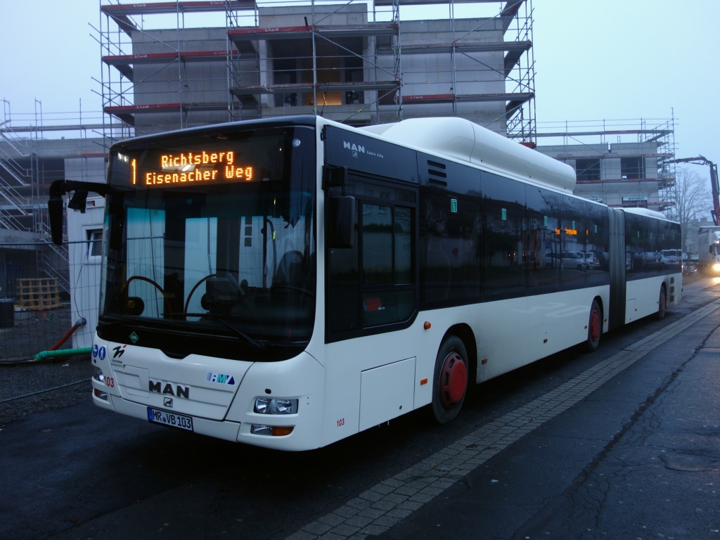 Гессен, MAN A40 Lion's City GL NG313 CNG № 103