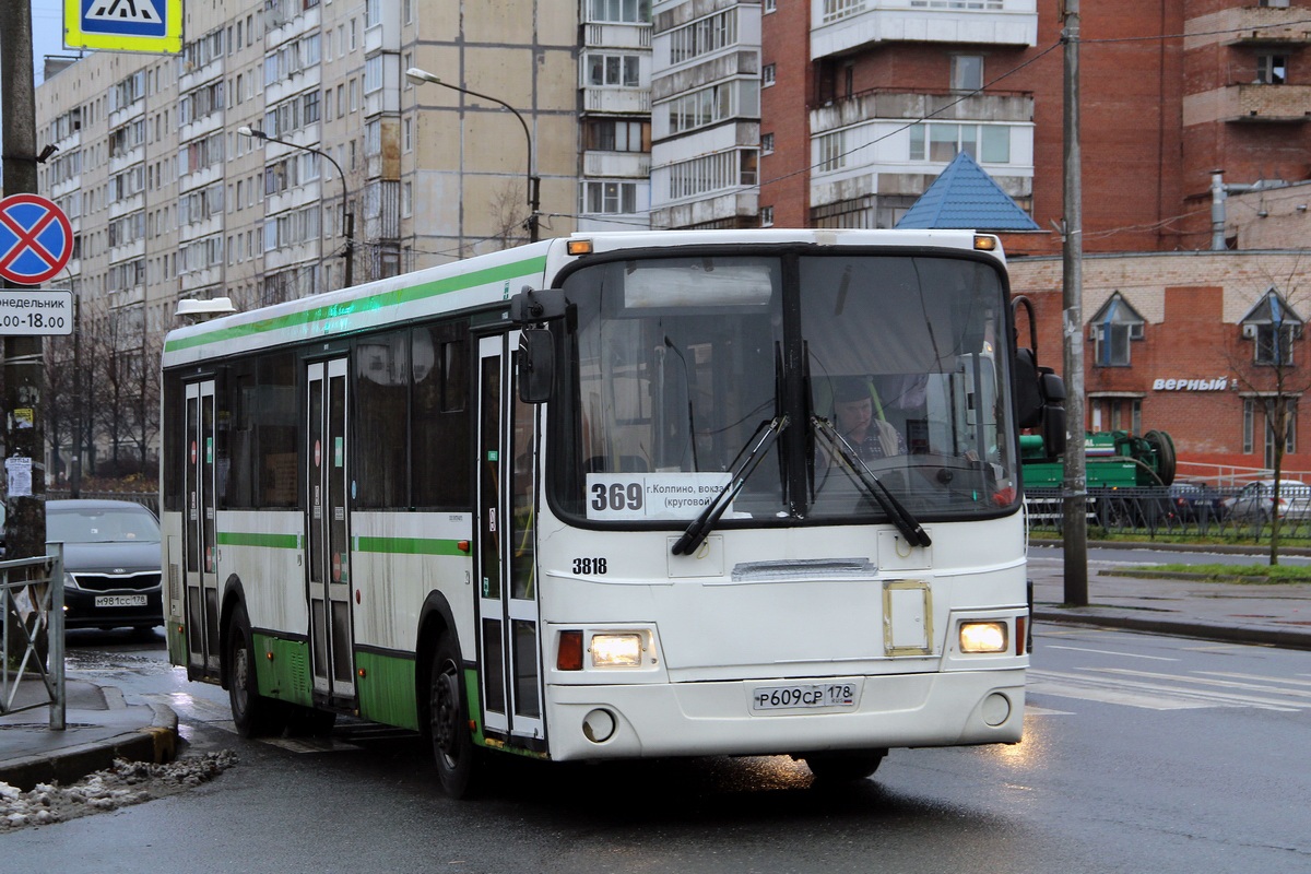 Санкт-Петербург, ЛиАЗ-5293.60 № 3818