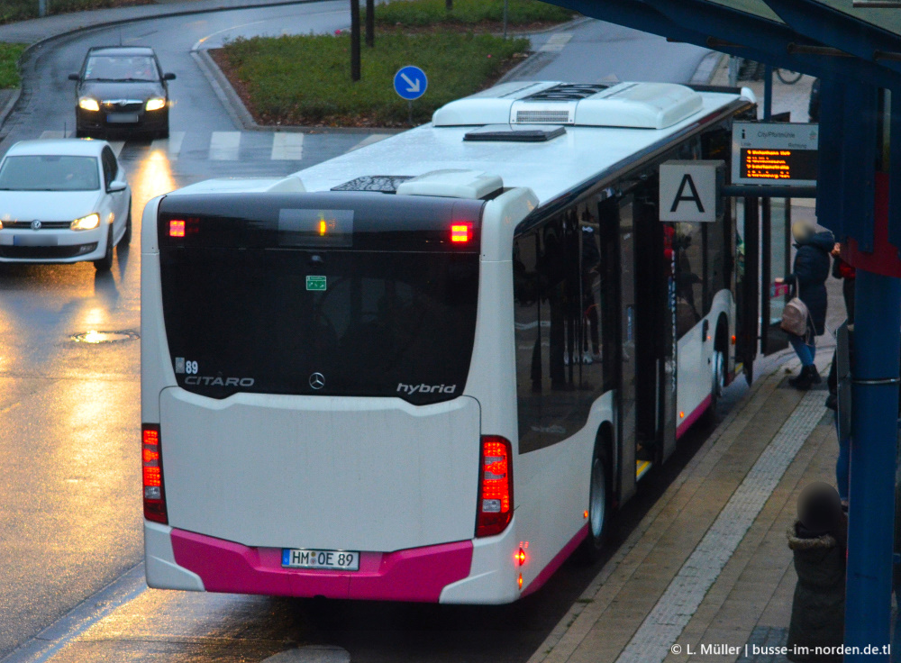 Нижняя Саксония, Mercedes-Benz Citaro C2 hybrid № 89