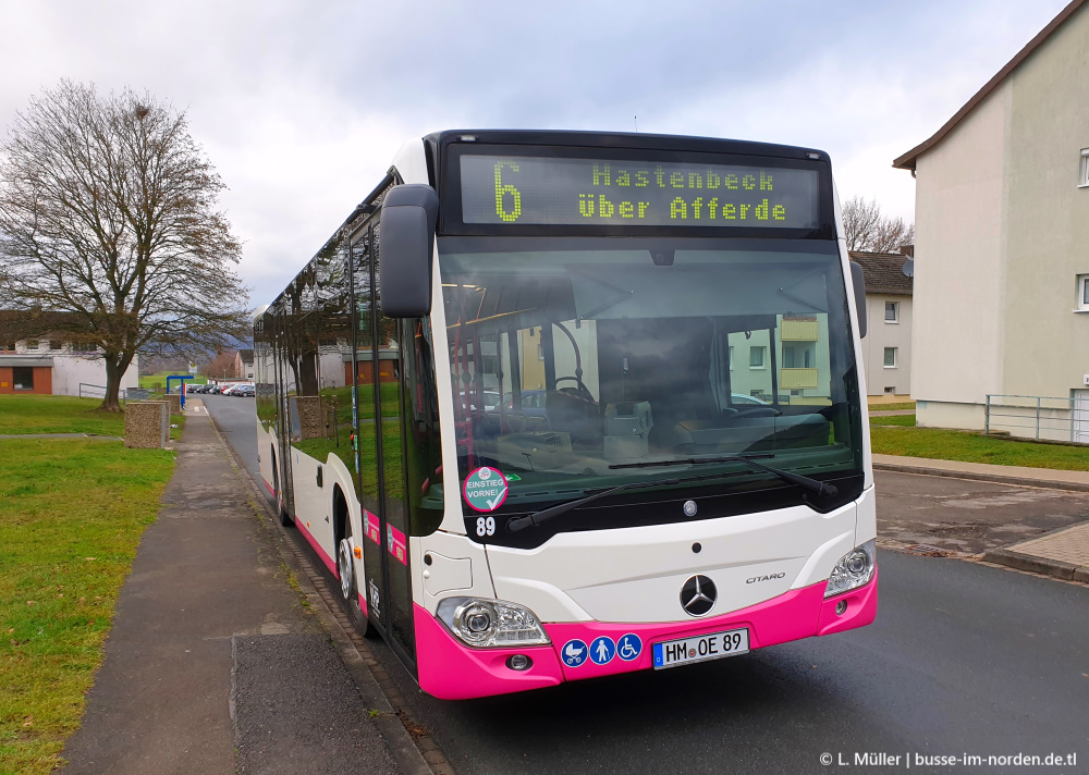 Нижняя Саксония, Mercedes-Benz Citaro C2 hybrid № 89