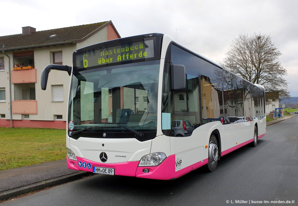 Нижняя Саксония, Mercedes-Benz Citaro C2 hybrid № 89