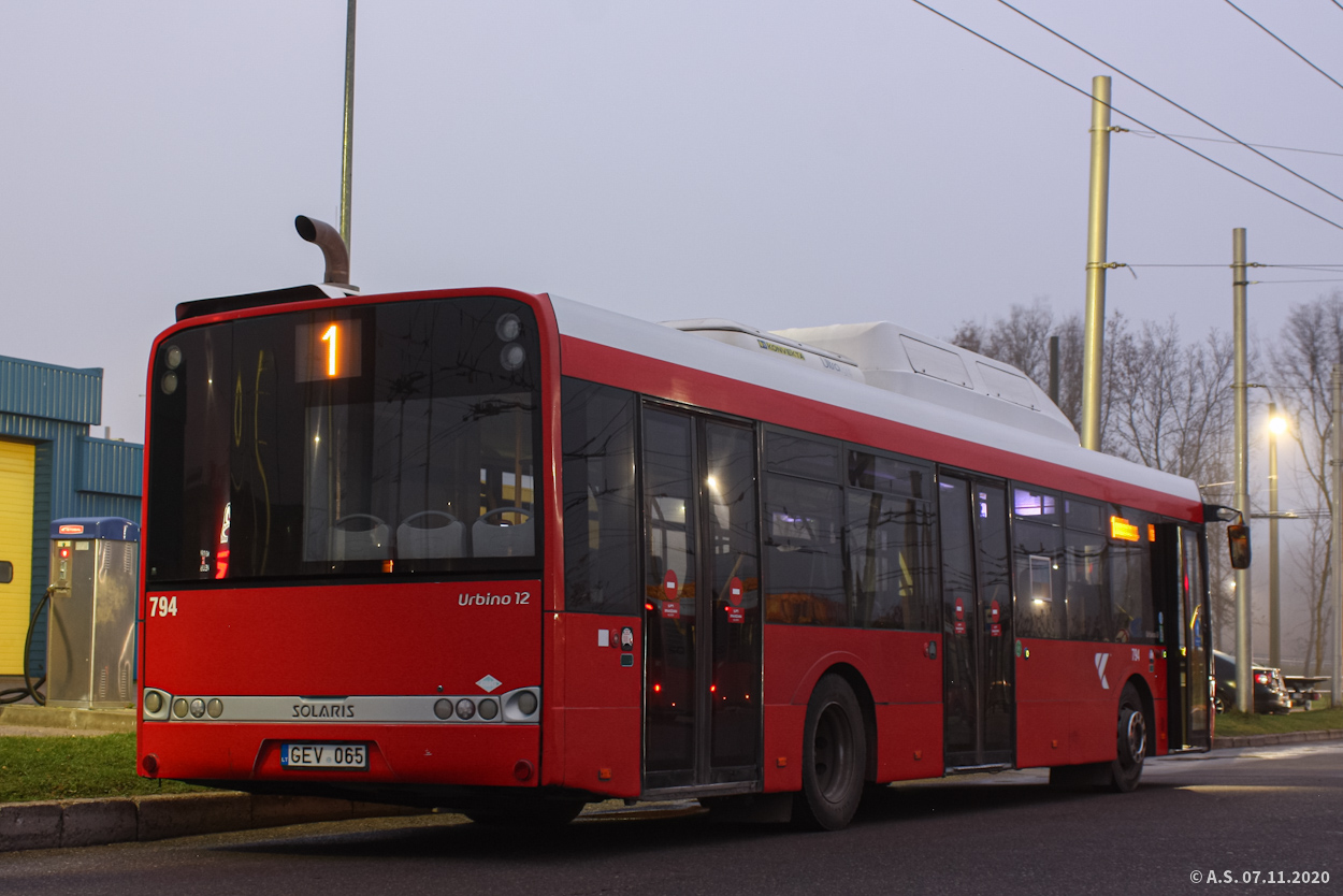 Литва, Solaris Urbino III 12 CNG № 794