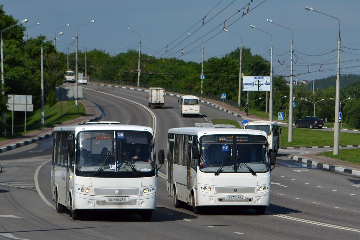 Белгородская область, ПАЗ-320412-05 "Вектор" № О 621 ВА 31; Белгородская область, ПАЗ-320414-05 "Вектор" (1-2) № Т 673 СУ 31