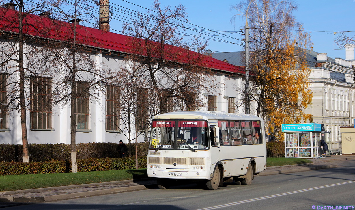 Томская область, ПАЗ-32054 № К 081 ВО 70