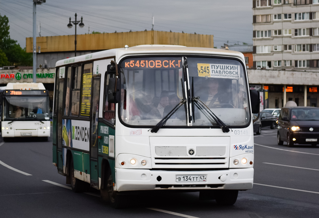 Санкт-Петербург, ПАЗ-320402-05 № 03149