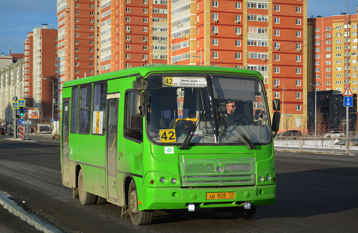 Тюменская область, ПАЗ-320302-22 № АВ 928 72